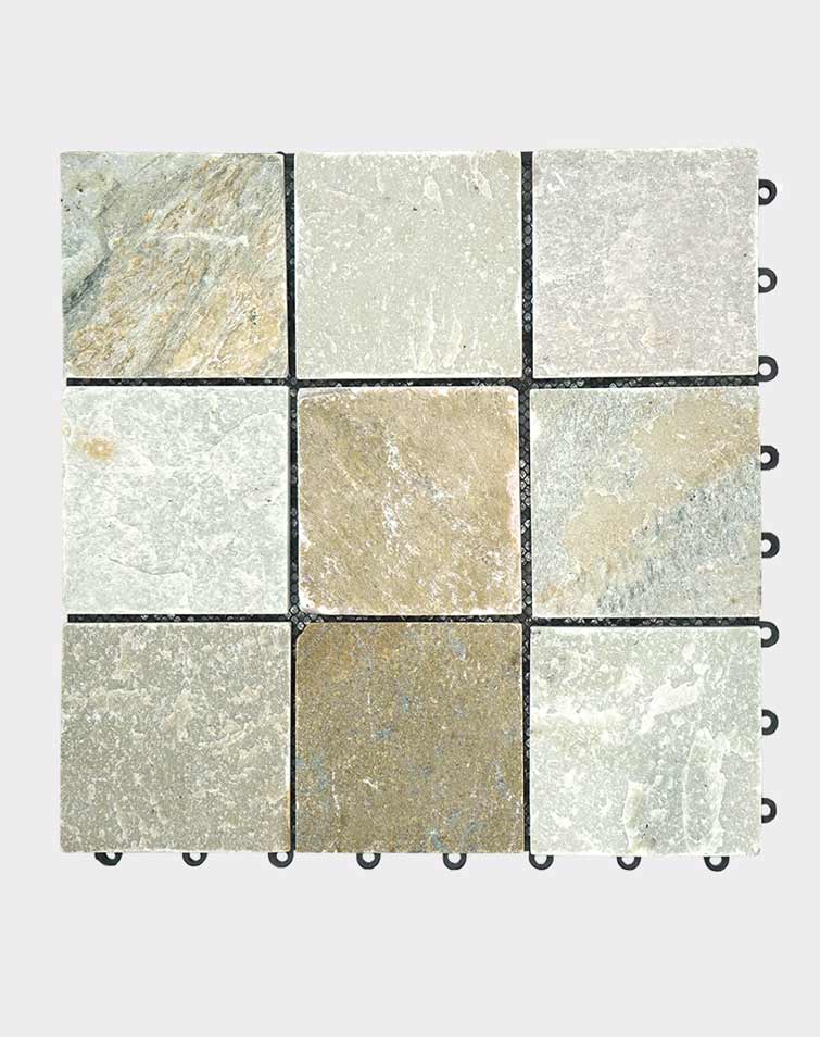 Quartz Deck Tiles Ezclip Sgc, Plastic Patio Tiles