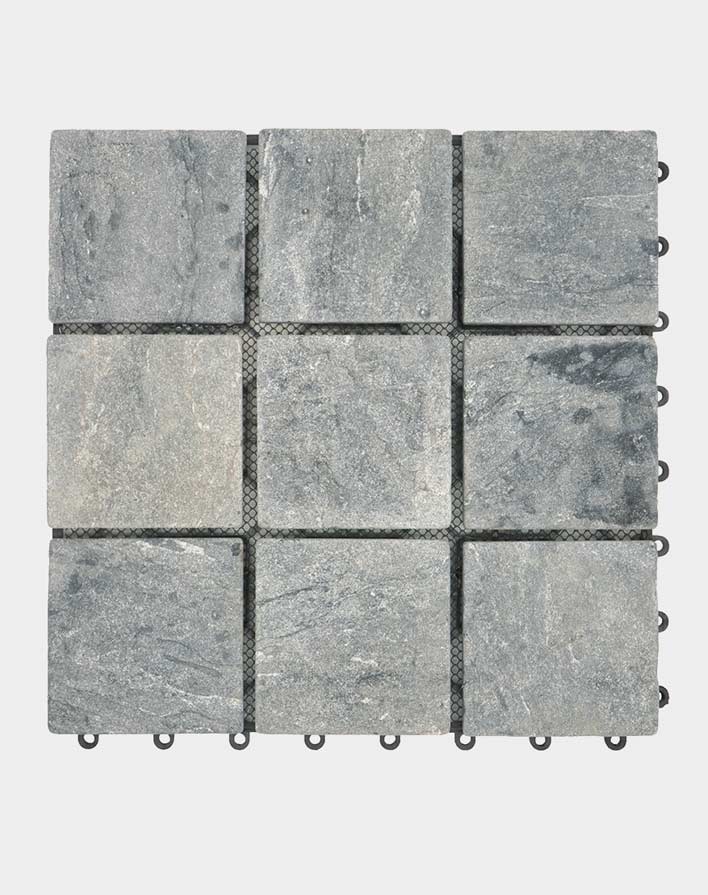 Slate Deck Tiles Ezdeck Black Stone, Black Slate Floor Tile Canada