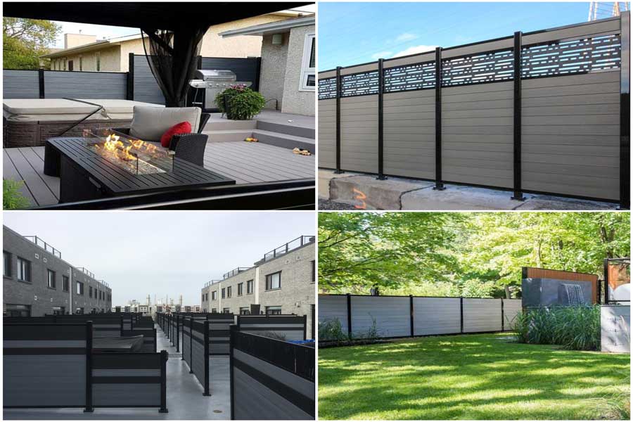 Composite fence panels Canada USA | Ezfence Natural best ...