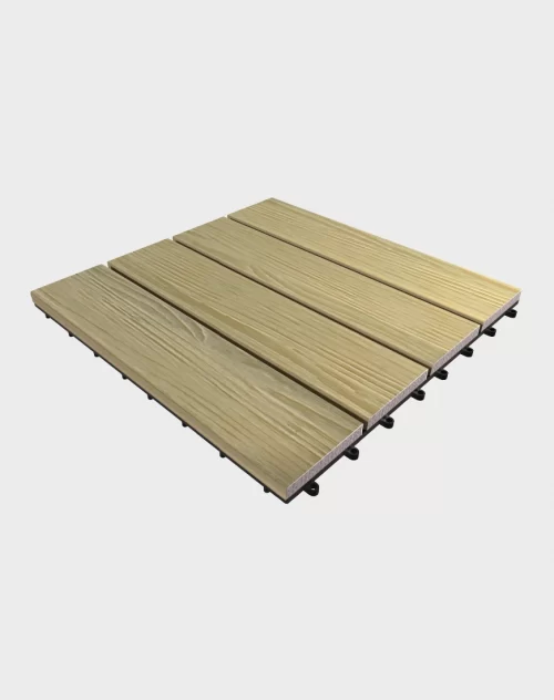 Composite deck tiles ezclip premium maple