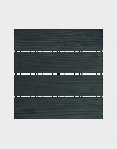 Composite deck tiles ezclip premium carbonized